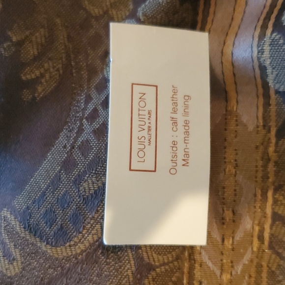 Louis vuitton crossberry blue -leather 35 tote bag keys brand new dust cover - Picture 5 of 16